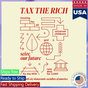 kenny Democratic Socialists Of America Merch Tax The Rich T Shirt
