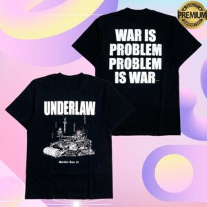kenny Depot Moones Merch Underlaw War Is Problem Tshirt Black0