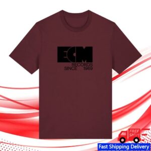 kenny Deutsche Grammophon Merch Store Ecm Logo T Shirt Burgundy