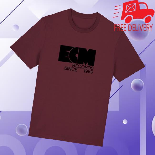 kenny Deutsche Grammophon Merch Store Ecm Logo T Shirt Burgundya kenny Deutsche Grammophon Merch Store Ecm Logo T Shirt Burgundya