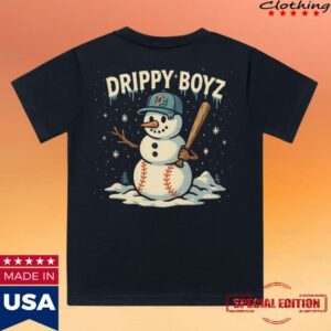 kenny Drippyboyz Merch Store Drippy Boyz Holiday Snowman Teea