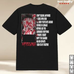 kenny Dying Wish Merch Store Flesh Stays Together Black Tee