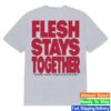 kenny Dying Wish Merch Store Flesh Stays Together Heather Grey Tee La Apparel