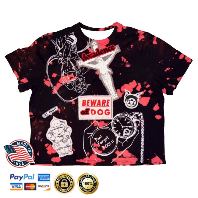 kenny Dykemint Merch Blood Bleach Beware Shirt1 kenny Dykemint Merch Blood Bleach Beware Shirt1