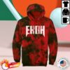 kenny Ekoh Music Merch Shop Ekoh Fangs Red Tie Dye Hoodie