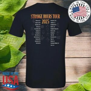 kenny Eli Young Band Merch 2025 Strange Hours Tour Shirt