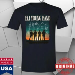kenny Eli Young Band Merch 2025 Strange Hours Tour Shirt0