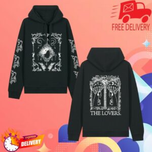 kenny Erin Lecount Merch Store The Lovers Black Hoodiess