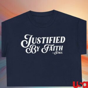 kenny Extranos Merch Justified By Faith T Shirtd