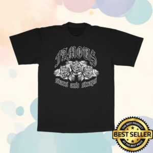 kenny Famous Stars And Straps Merch Store Black Roses Tee