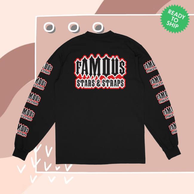 kenny Famous Stars And Straps Merch Store Og Long Sleeve Blacka kenny Famous Stars And Straps Merch Store Og Long Sleeve Blacka
