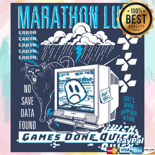 kenny Fangamer Merch Store Gdq Marathon Luck T Shirt kenny Fangamer Merch Store Gdq Marathon Luck T Shirt