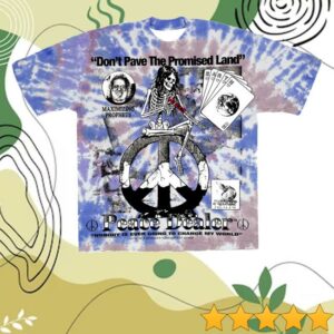 kenny Farmers Daughter Merch Peace Addict Tiedye Tee kenny Farmers Daughter Merch Peace Addict Tiedye Tee