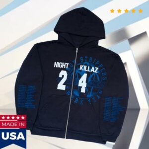 kenny Farmers Daughter Merch Store Snow Strippers Night Killaz Navy Zip Hoodieaa