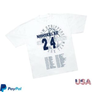 kenny Farmers Daughter Merch Store Snow Strippers Night Killaz White Teea