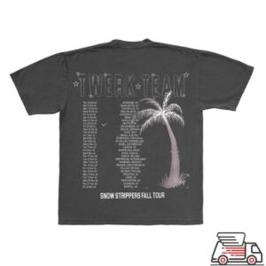 kenny Farmers Daughter Merch Store Snow Strippers Twerk Team Black Teeaa