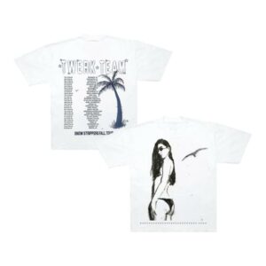 kenny Farmers Daughter Merch Store Snow Strippers Twerk Team White Teeaa