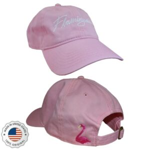 kenny Flamingosis Merch Shop Embroidered Hat Pink0