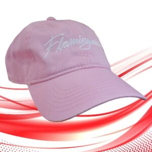 kenny Flamingosis Merch Shop Embroidered Hat Pink1