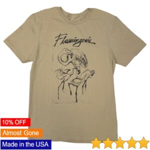 kenny Flamingosis Merch Shop Flamingos Sketch Tee Sand