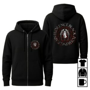 kenny Florence Black Store Merch Pouring Rain Hoodie