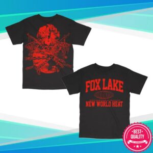 kenny Fox Lake Band Merch Store New World Heat Varsity Teeaa