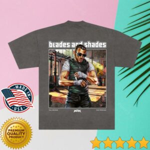 kenny Full Violence Merch Store Blades And Shades Premium Tee In Garment Dyed Shadowa kenny Full Violence Merch Store Blades And Shades Premium Tee In Garment Dyed Shadowa