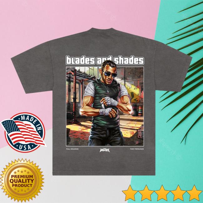 kenny Full Violence Merch Store Blades And Shades Premium Tee In Garment Dyed Shadowa kenny Full Violence Merch Store Blades And Shades Premium Tee In Garment Dyed Shadowa