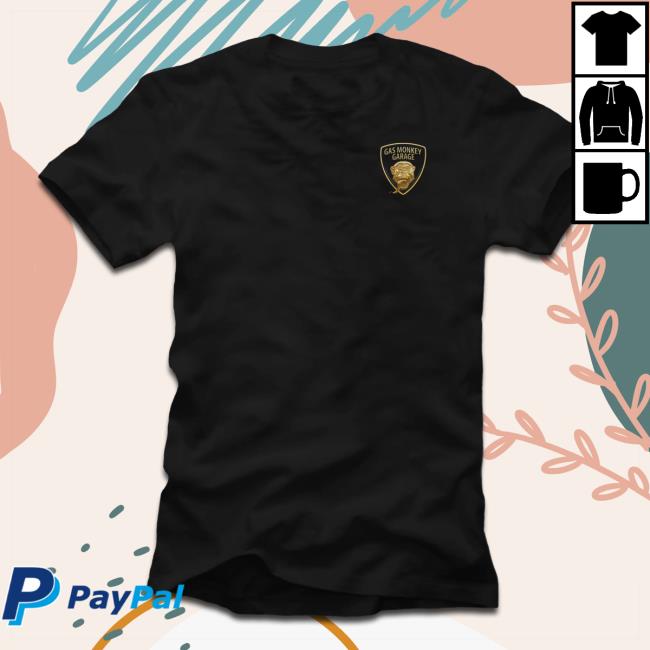 kenny Gas Monkey Garage Merch Store Gmg Raging Monkey Shield Tee kenny Gas Monkey Garage Merch Store Gmg Raging Monkey Shield Tee