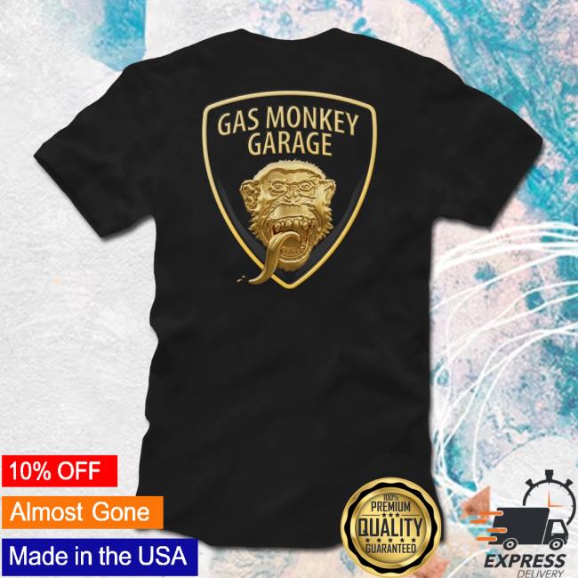 kenny Gas Monkey Garage Merch Store Gmg Raging Monkey Shield Teea kenny Gas Monkey Garage Merch Store Gmg Raging Monkey Shield Teea