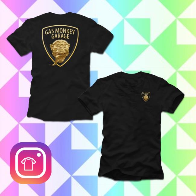 kenny Gas Monkey Garage Merch Store Gmg Raging Monkey Shield Teeaa kenny Gas Monkey Garage Merch Store Gmg Raging Monkey Shield Teeaa