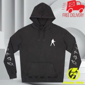 kenny George Michael Merch Faith Symbol Faded Hoodie Black1