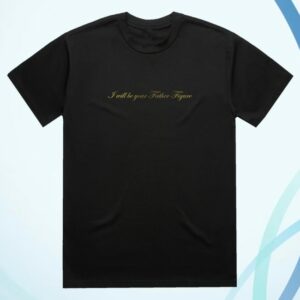 kenny George Michael Merch Father Figure Black Tee1 kenny George Michael Merch Father Figure Black Tee1