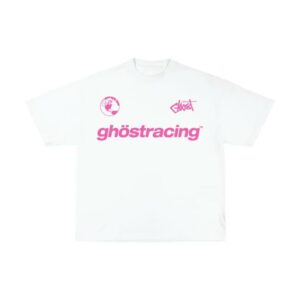 kenny Ghost Racing Merch Store Ghost Girl Pink Shirt White