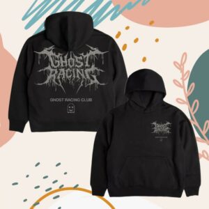 kenny Ghost Racing Merch Store Heavy Weight Reflective Sigil Hoodie Blackaa