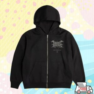 kenny Ghost Racing Merch Store Heavy Weight Reflective Sigil Zip Up Black