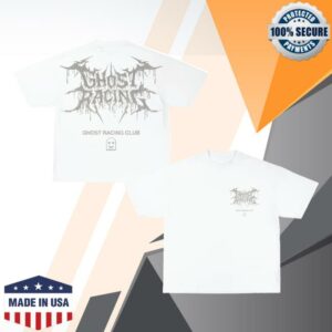 kenny Ghost Racing Merch Store Reflective Sigil Shirt Whiteaa