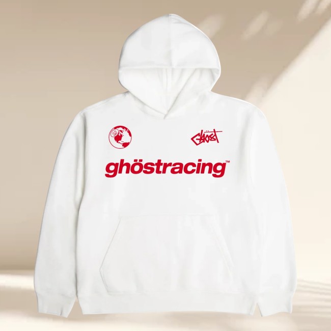 kenny Ghost Racing Store Merch Ghost Girl Red Hoodie White kenny Ghost Racing Store Merch Ghost Girl Red Hoodie White