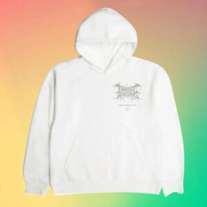 kenny Ghost Racing Store Merch Heavy Weight Reflective Sigil Hoodie White