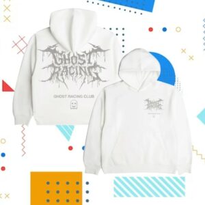 kenny Ghost Racing Store Merch Heavy Weight Reflective Sigil Hoodie Whitess kenny Ghost Racing Store Merch Heavy Weight Reflective Sigil Hoodie Whitess