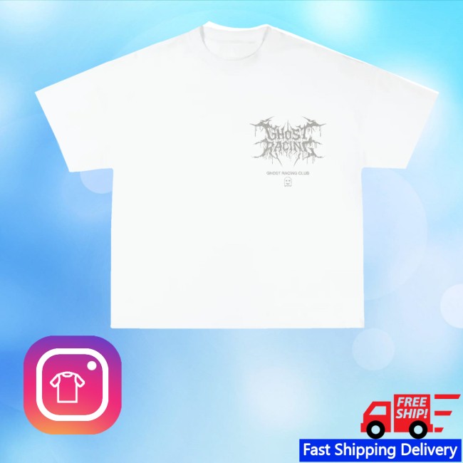 kenny Ghost Racing Store Merch Reflective Sigil Shirt White kenny Ghost Racing Store Merch Reflective Sigil Shirt White