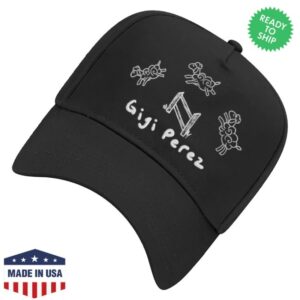 kenny Gigi Perez Merch Black Embroidered Hat0