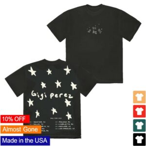 kenny Gigi Perez Merch Black Tour Tee1