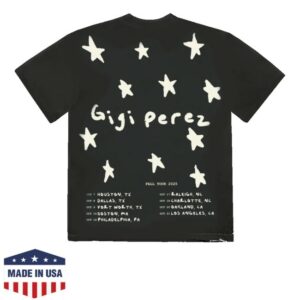 kenny Gigi Perez Merch Store Black Tour Shirt