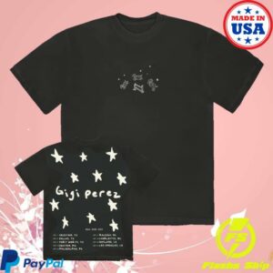 kenny Gigi Perez Music Shop Merch Black Tour Tee