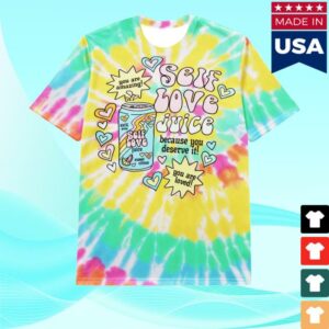 kenny Globridge Studio Merch Shop Self Love Juice Retro Tie Dye T Shirt