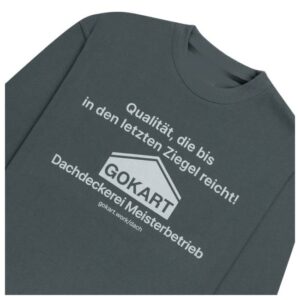 kenny Gokart Merch Shop Dachdeckerei Longsleevee