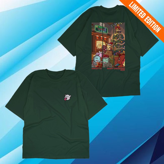 kenny Greazy Shop Store Merry Greazemas Green Tee0 kenny Greazy Shop Store Merry Greazemas Green Tee0