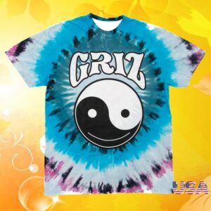 kenny Griz Merch Griz Yingyang Ice Burst Dye Tee kenny Griz Merch Griz Yingyang Ice Burst Dye Tee
