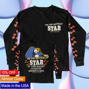 kenny Hayley Williams Merch Shop Biggest Star Black Long Sleeve